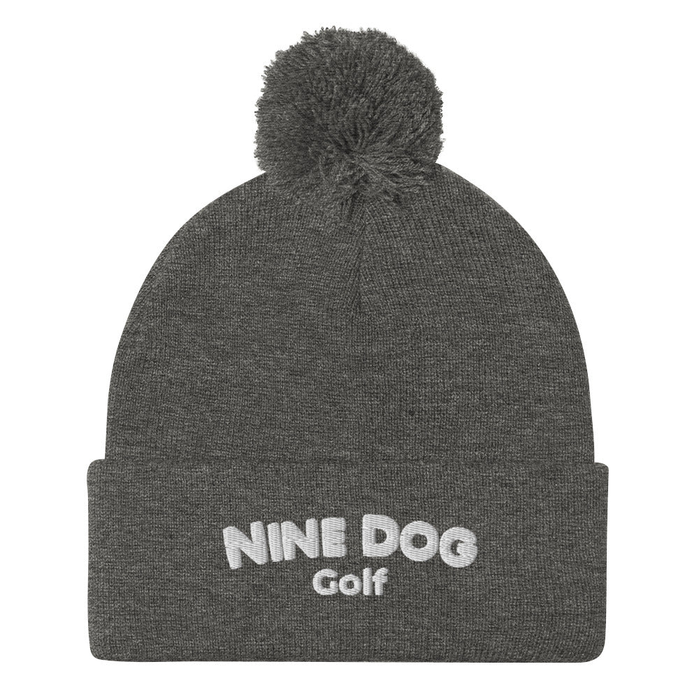 Nine Dog Pom-Pom Beanie